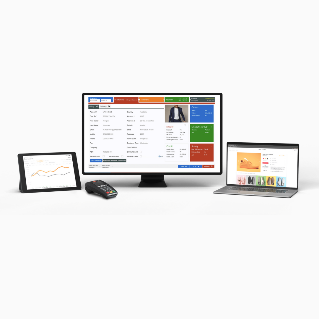 screenshot of Retail Express